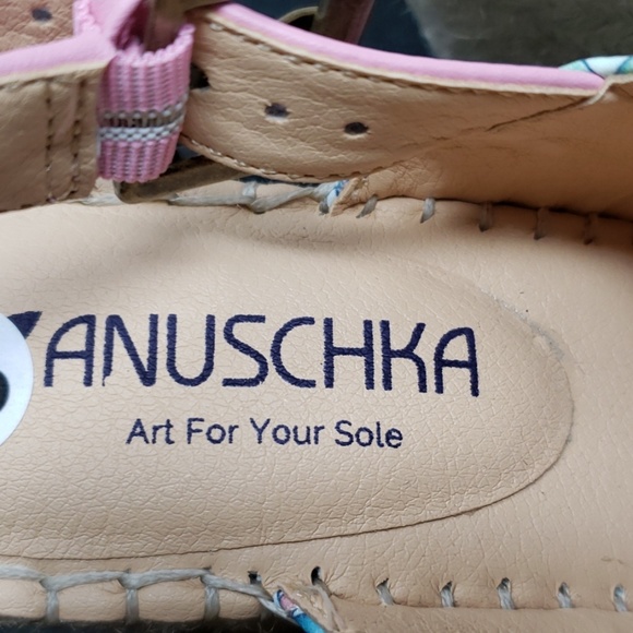 NWOT Anuschka Art for the Sole wedge - Picture 5 of 5